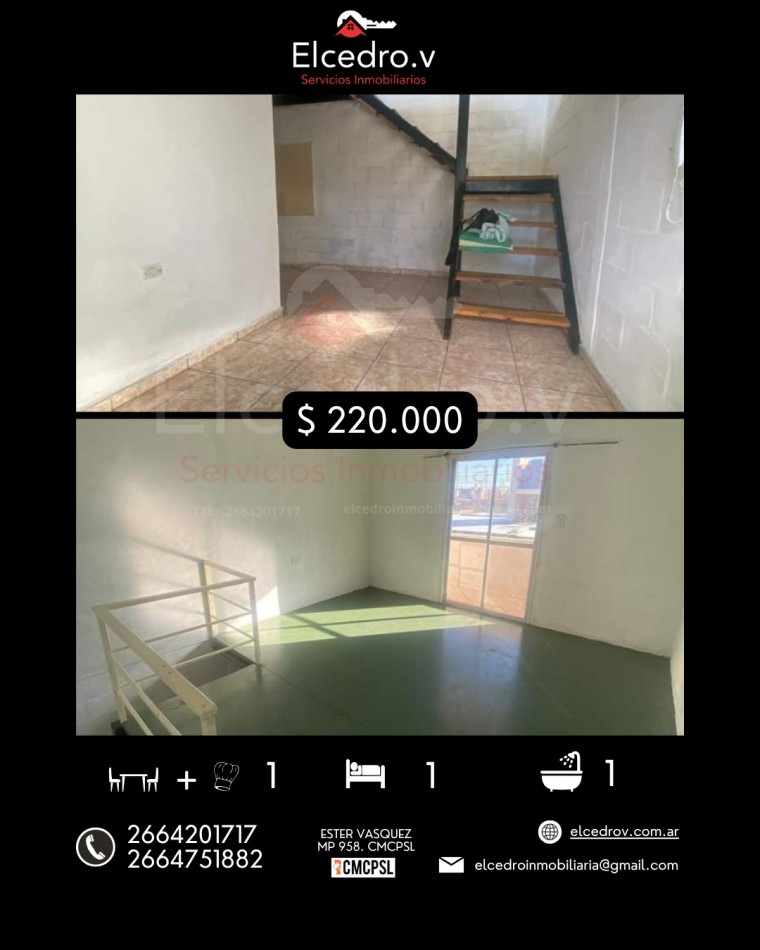 ALQUILER 500 NORTE , SAN LUIS.